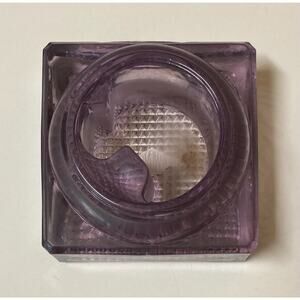 Vintage TWN Co Purple Glass Inkwell Pen Stand 32B